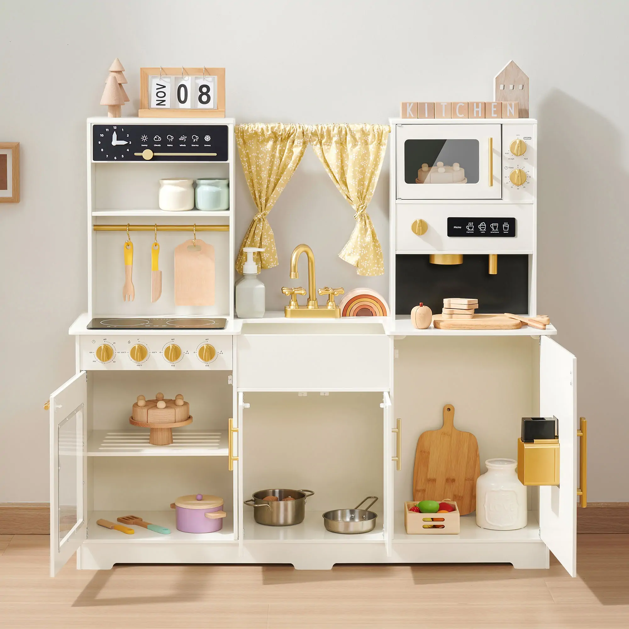 Tiny Land® Premium Play Kitchen & Fridge Set - Image 7