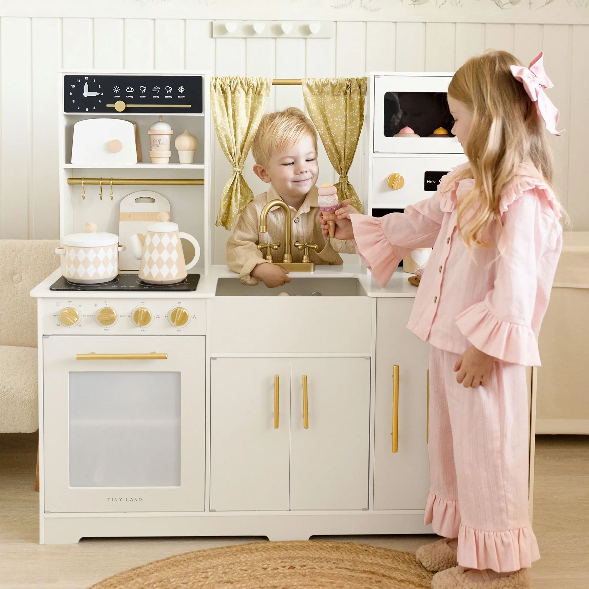 Tiny Land® Premium Play Kitchen & Fridge Set - Image 5
