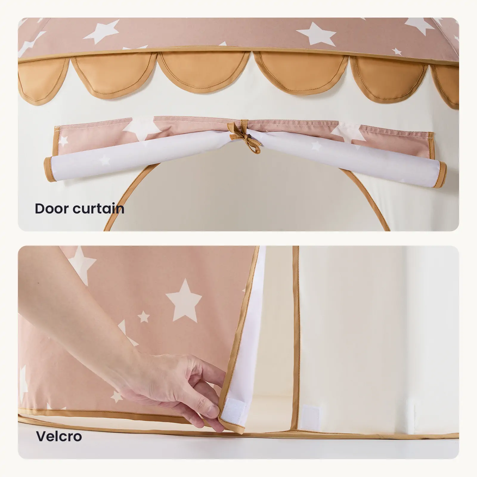 Tiny Land® Cheerful Pennant Castle Tent - Image 3