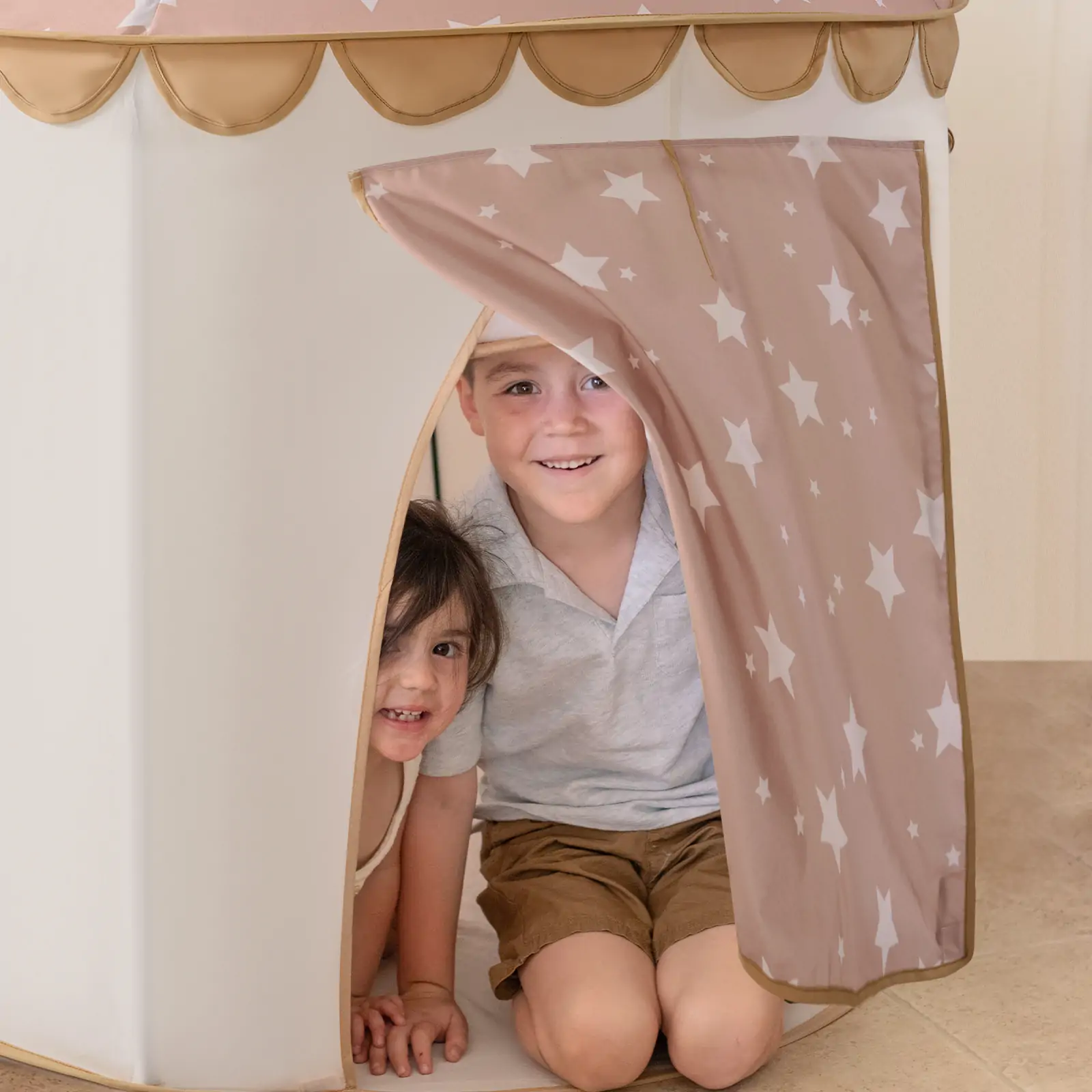 Tiny Land® Cheerful Pennant Castle Tent - Image 4