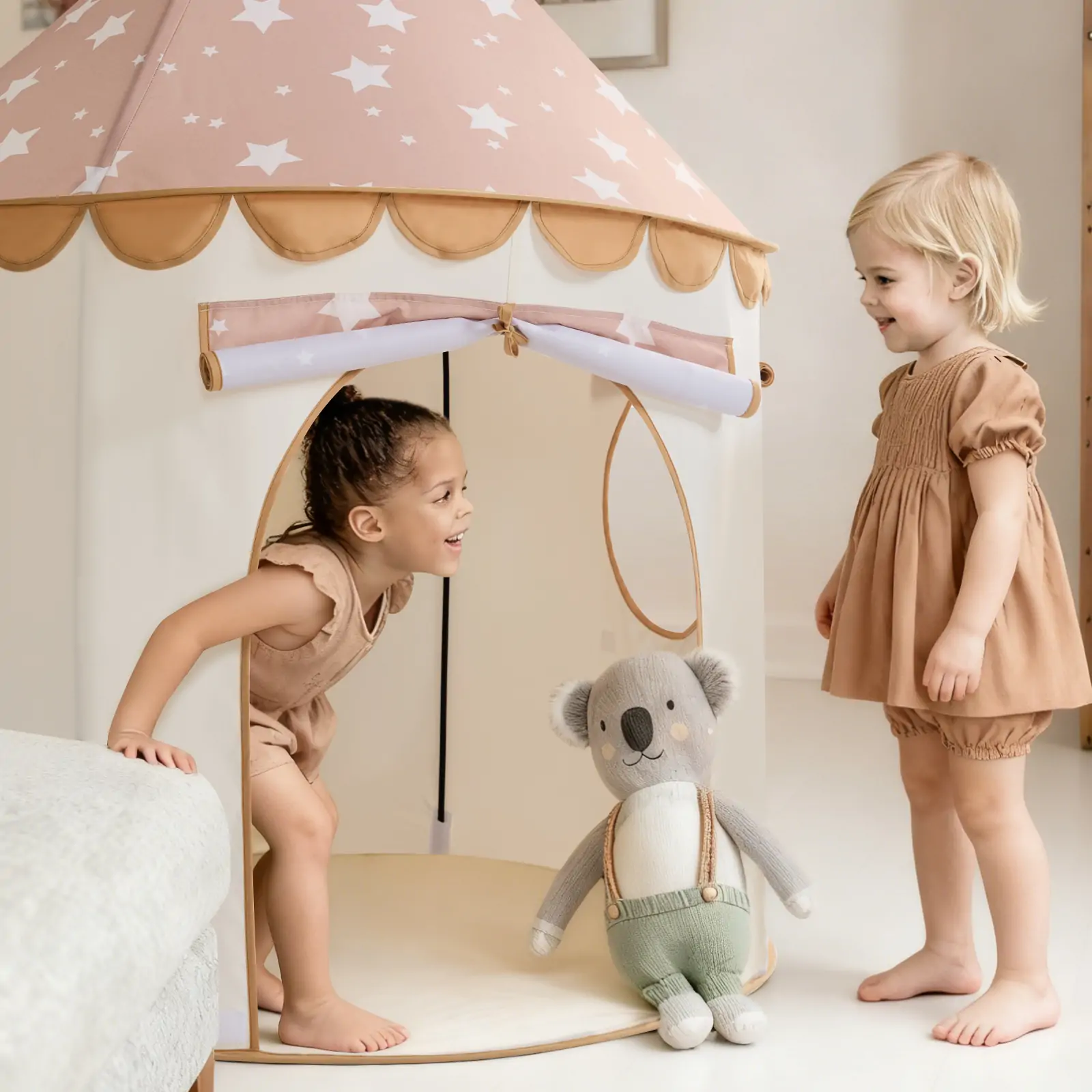Tiny Land® Cheerful Pennant Castle Tent - Image 8