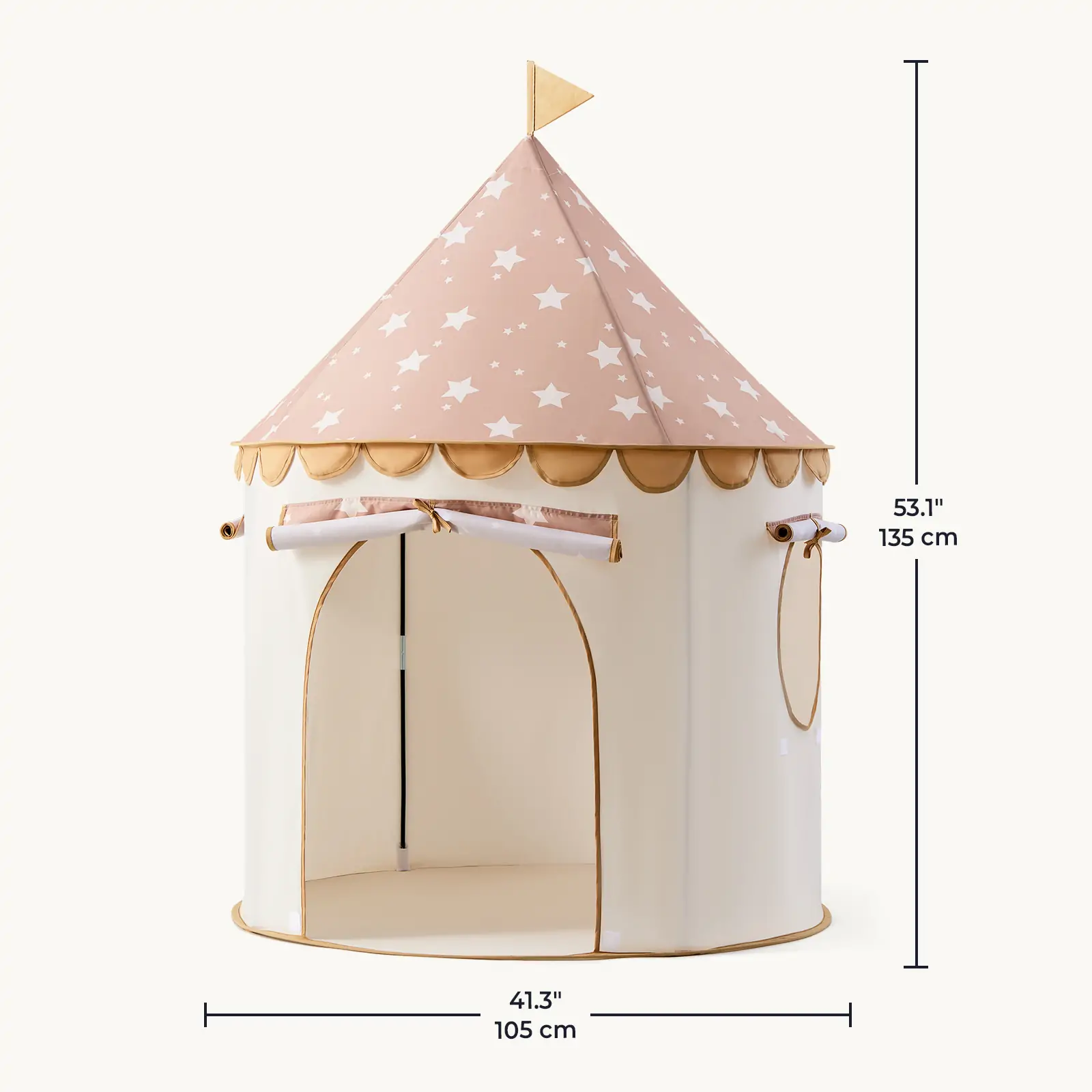 Tiny Land® Cheerful Pennant Castle Tent - Image 9
