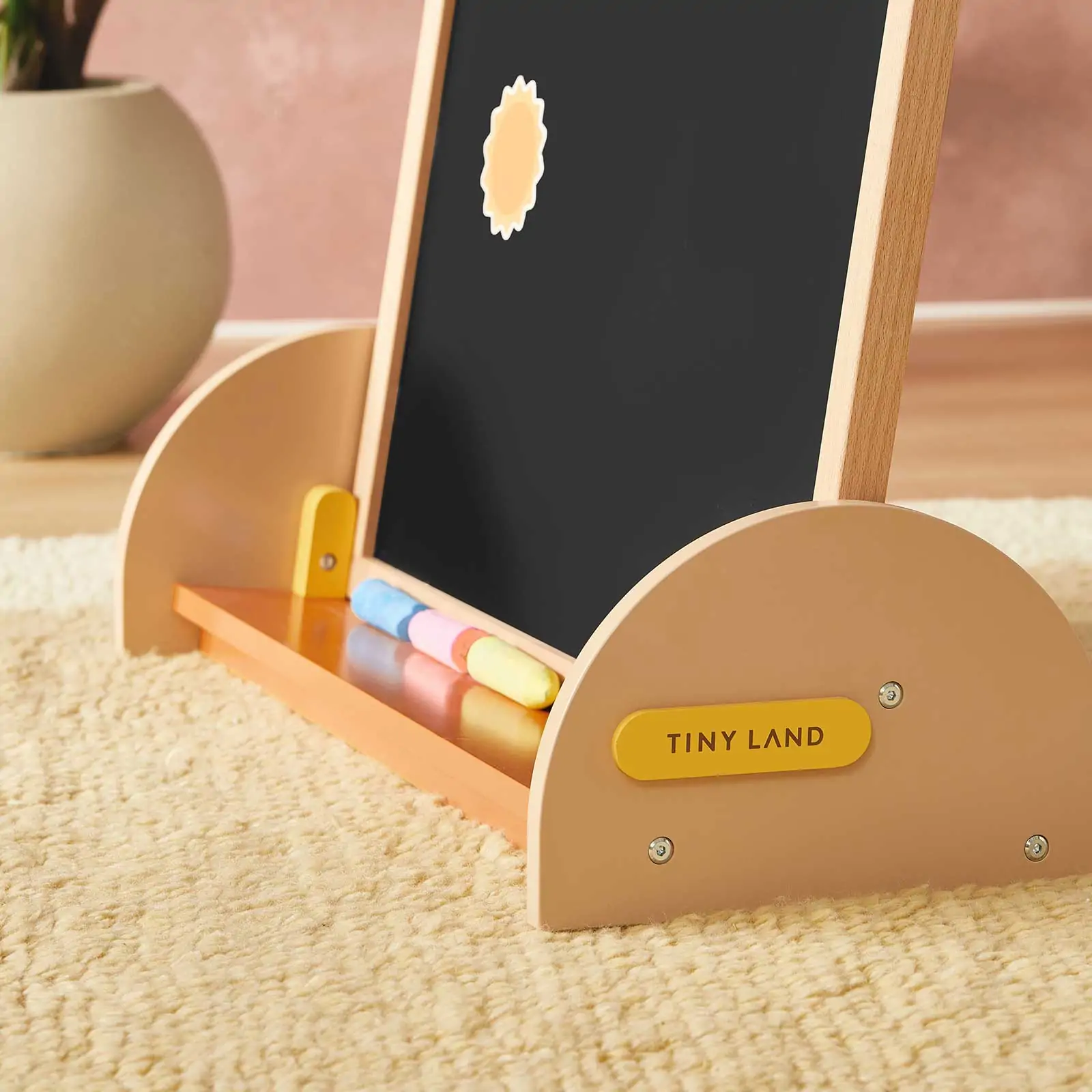 Tiny Land® Double-Sided Arched Magnet Chalkboard - Image 12