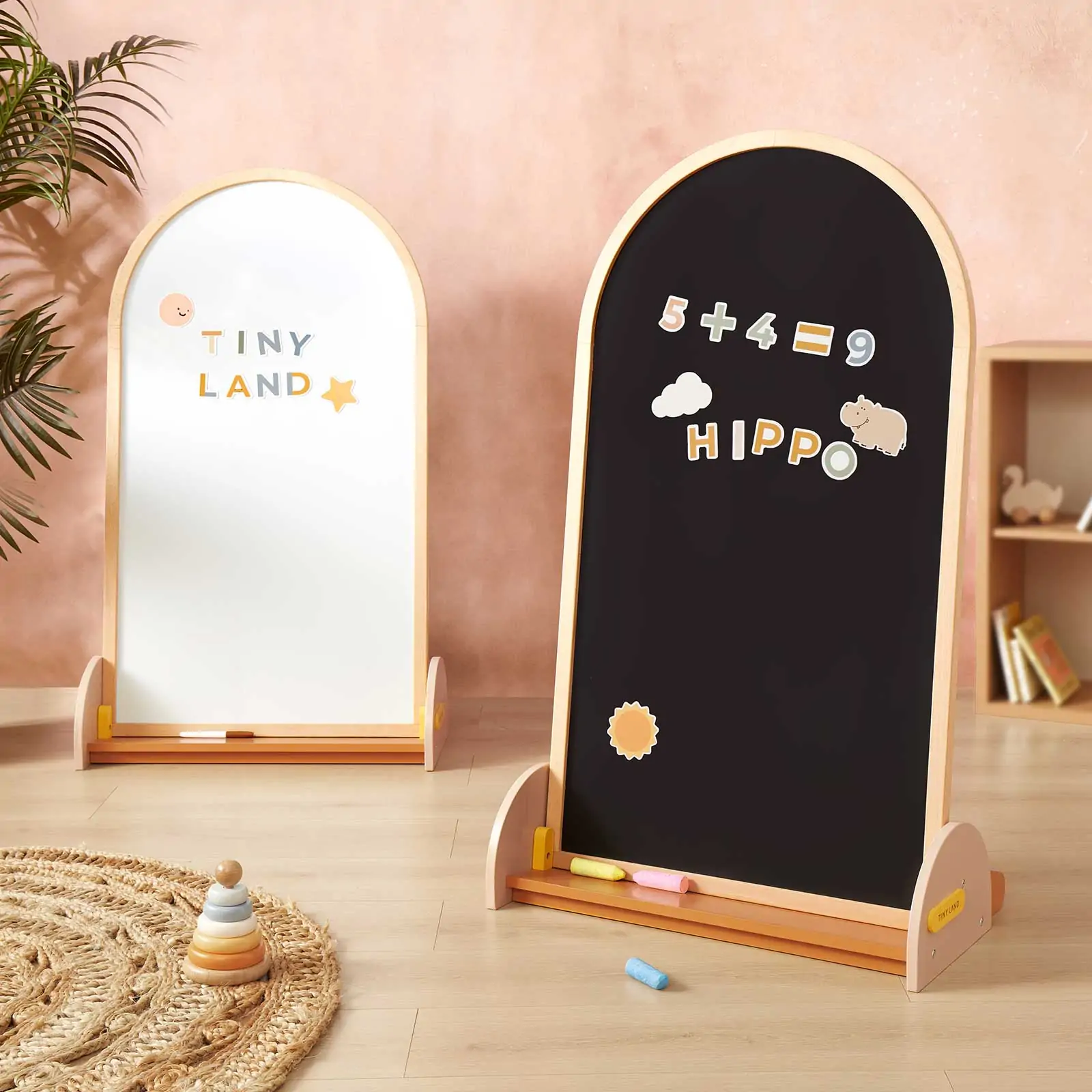 Tiny Land® Double-Sided Arched Magnet Chalkboard - Image 13