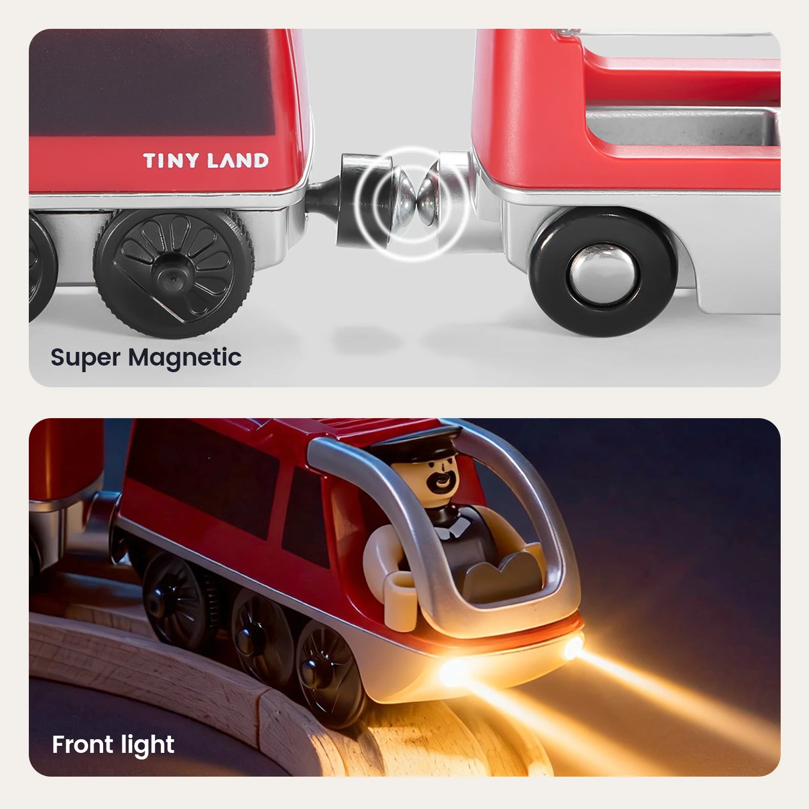 Tiny Land® Dual-Color Electric Toy Train - Image 15