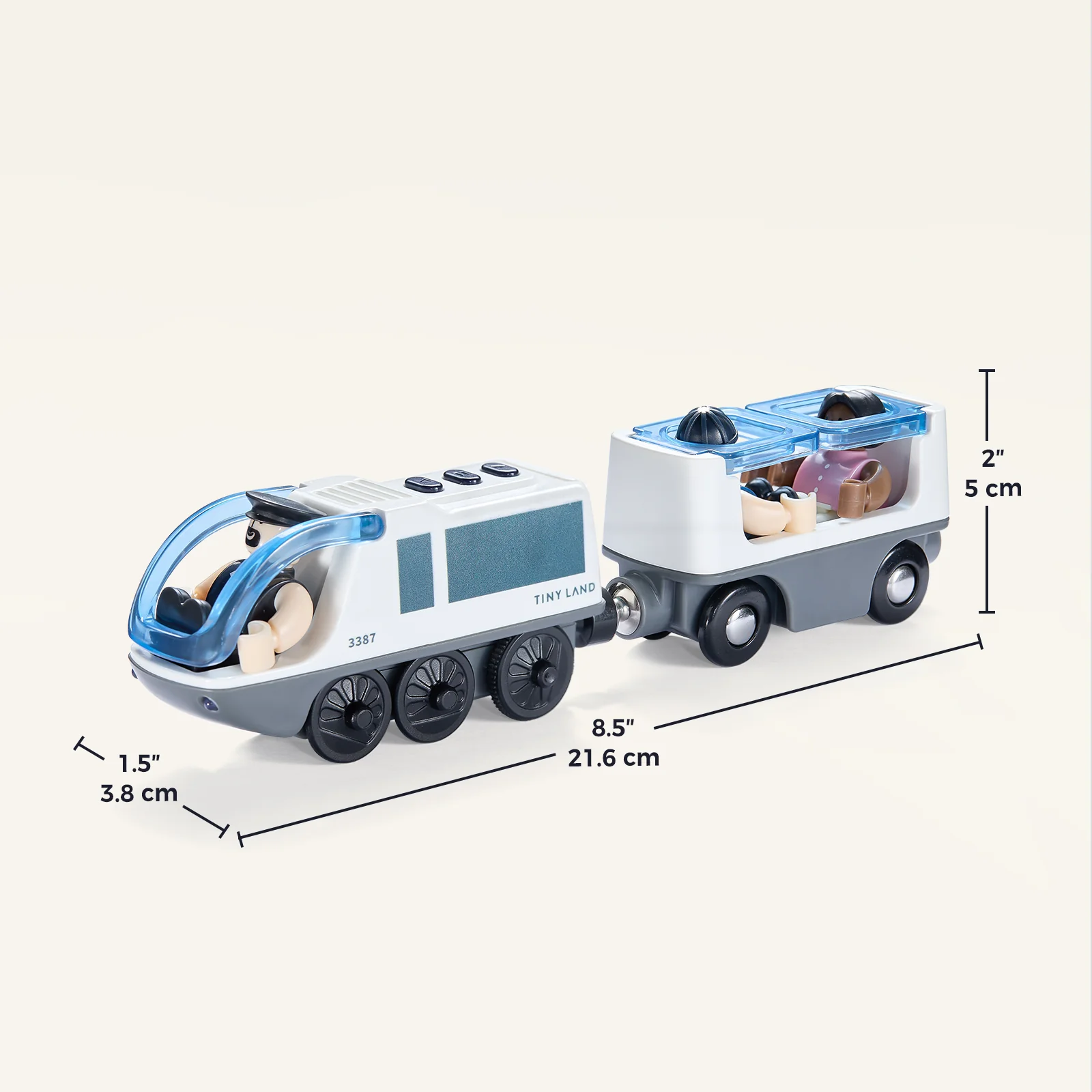 Tiny Land® Dual-Color Electric Toy Train - Image 8