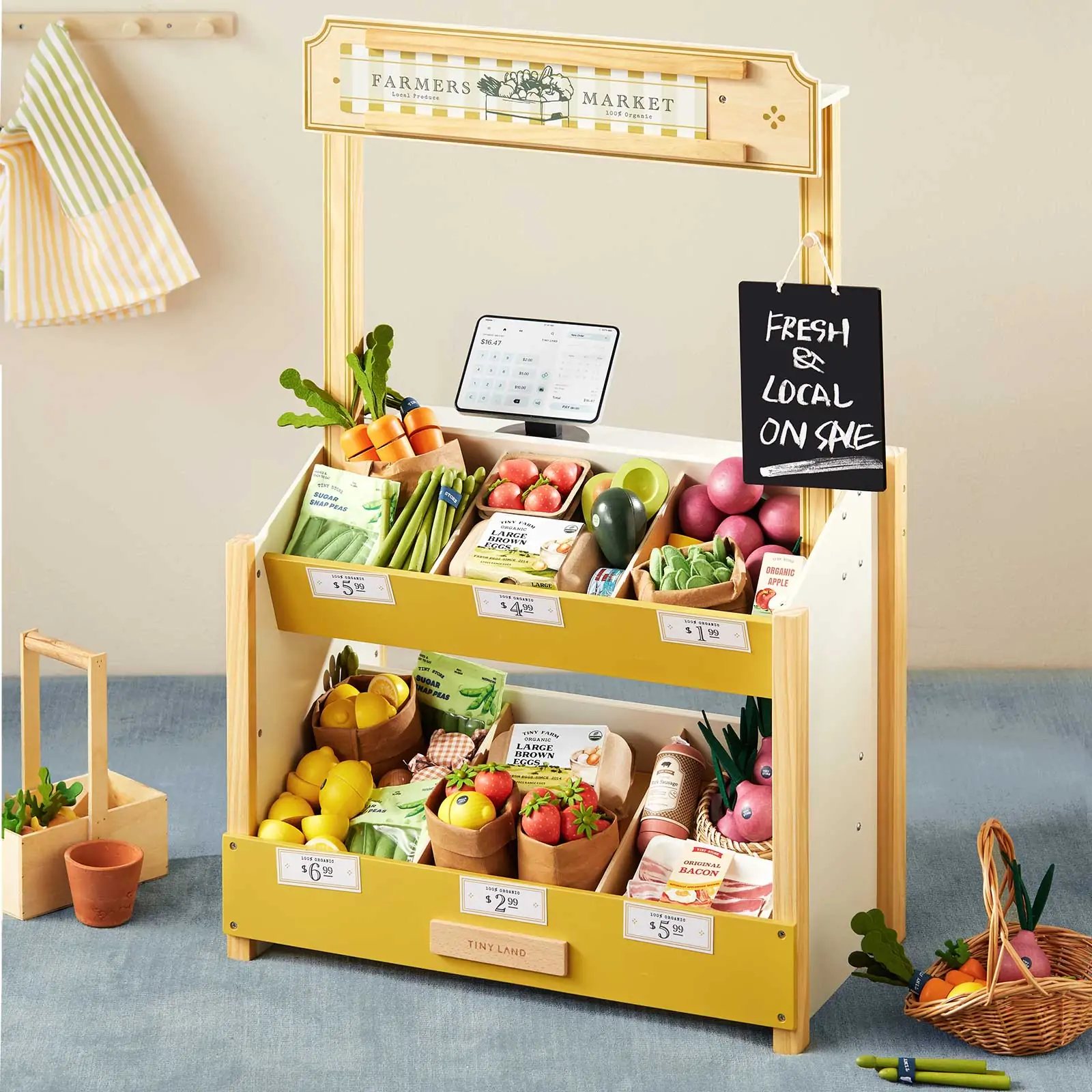 Tiny Land® Kid's Grocery Store Playset - Image 7