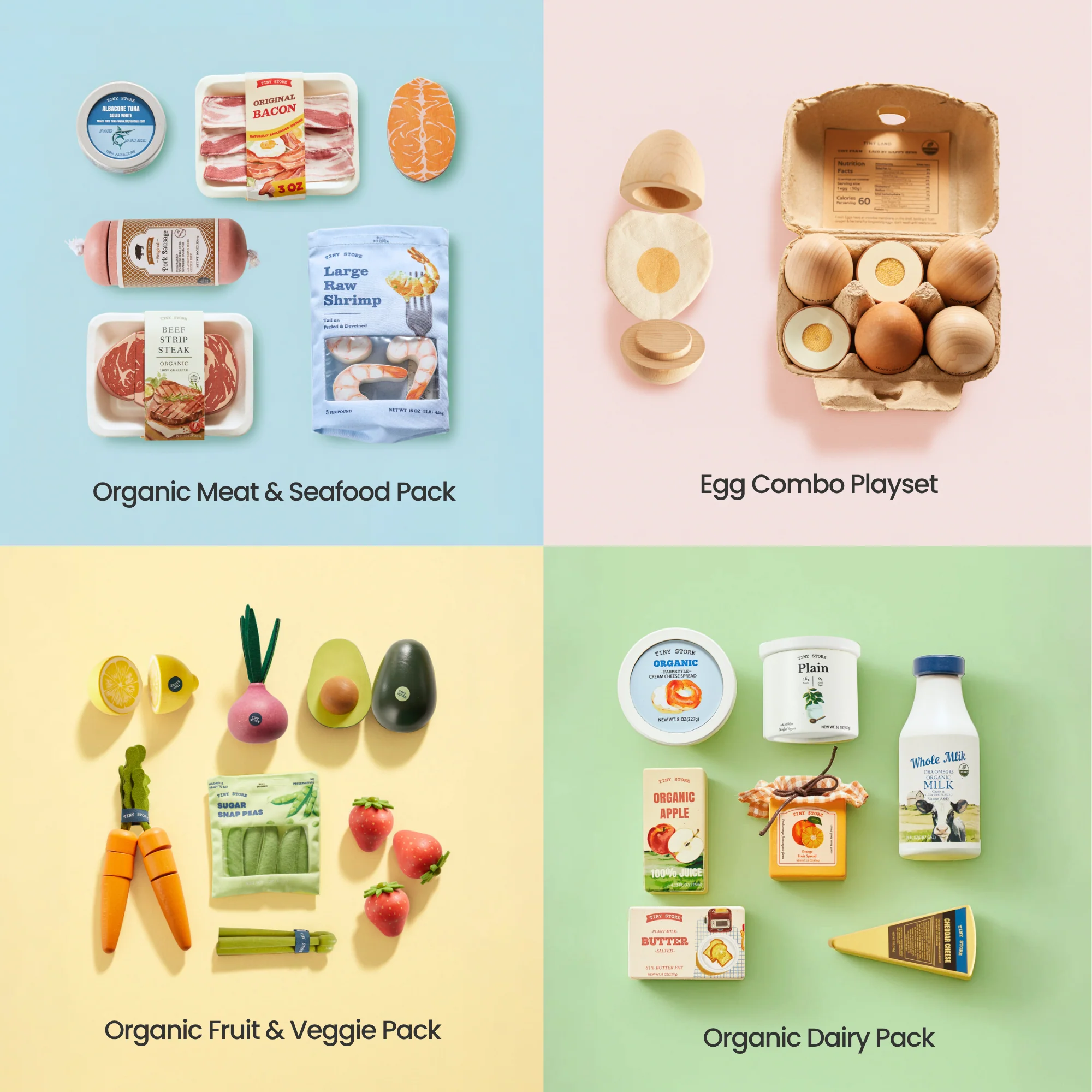 Food-Filled Kitchen Gift Set:Storage Kitchen & Fridge & Organic Food Collection - Image 5