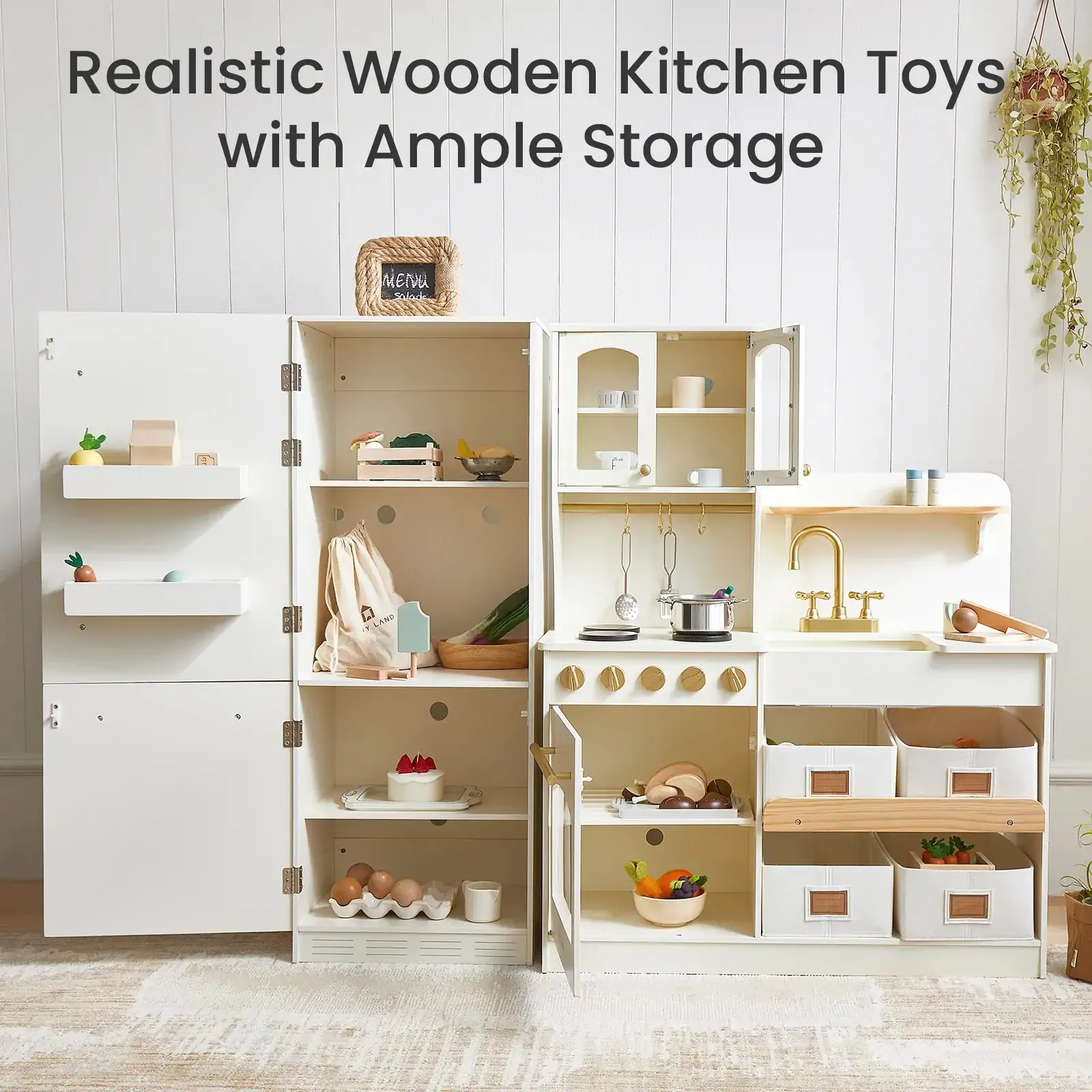 Tiny Land® Serenity Kitchen & Fridge Set - Image 3