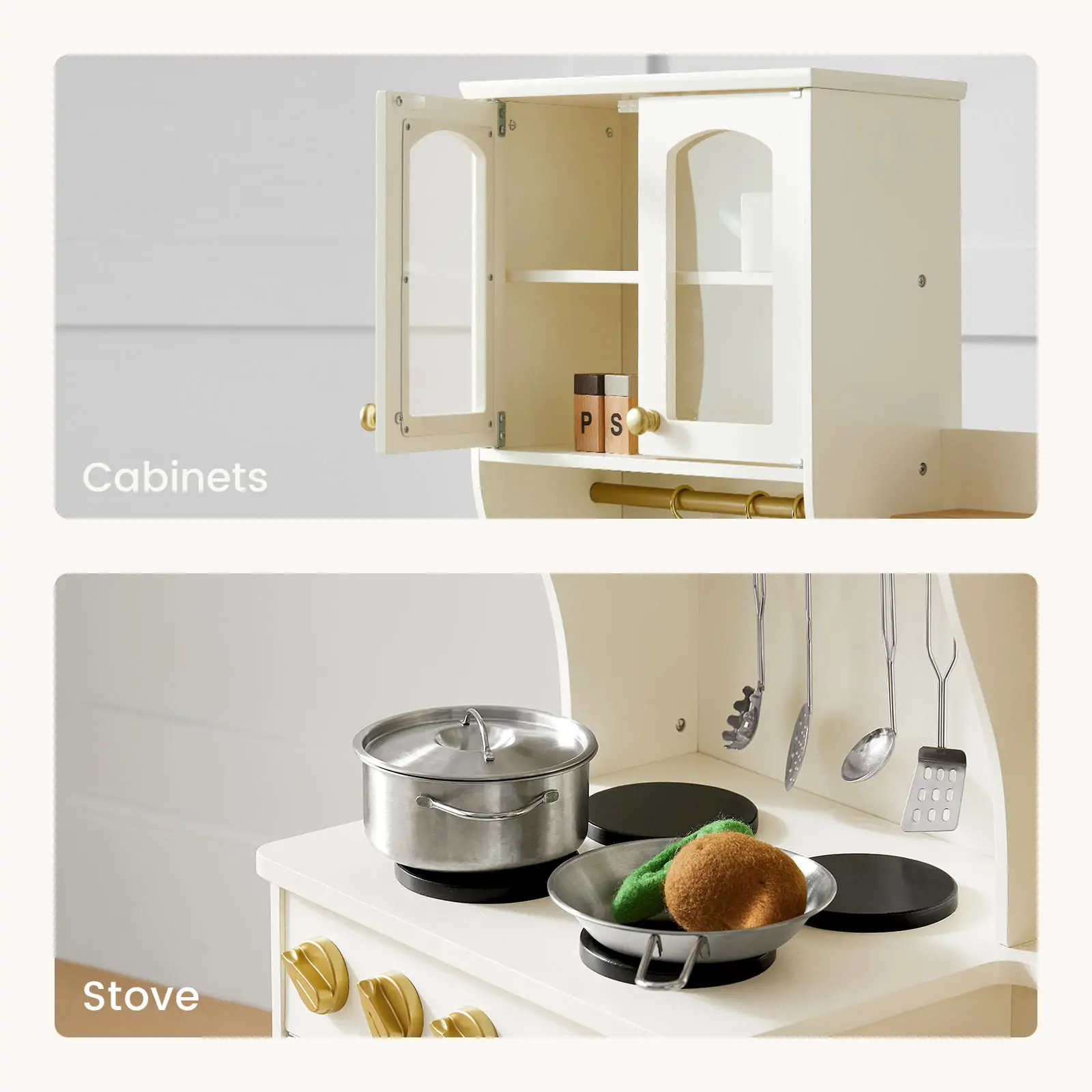 Tiny Land® Serenity Kitchen & Fridge Set - Image 4
