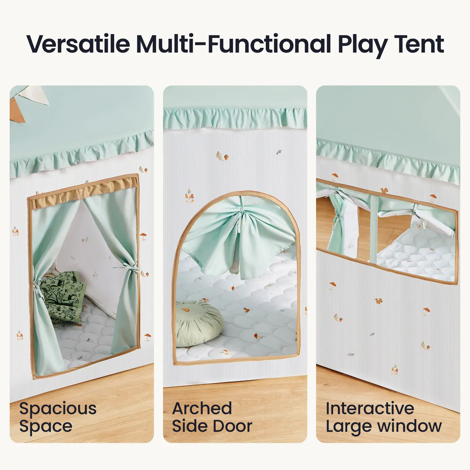 Tiny Land® Sweet Woodland Kids Play Tent - Image 4