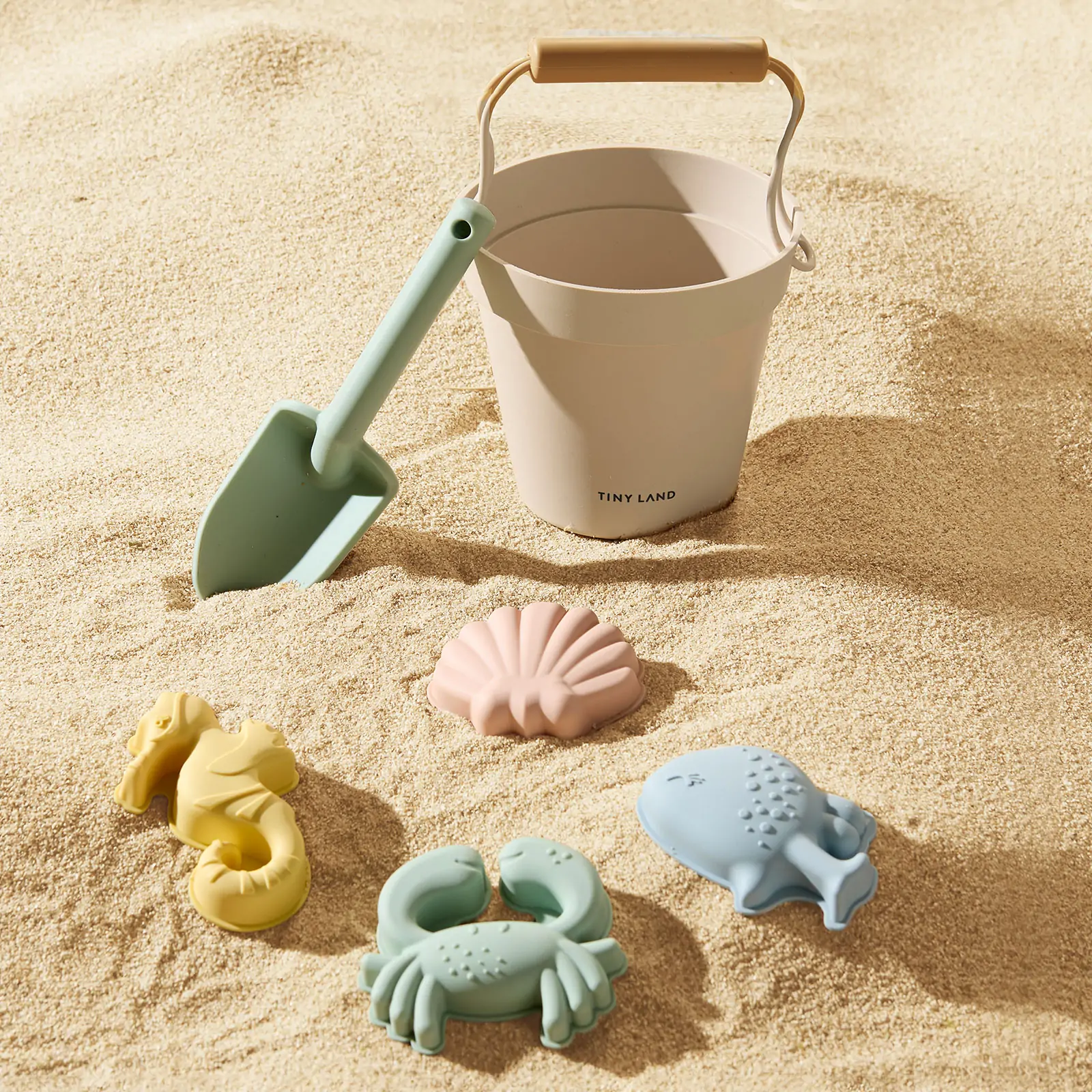 Tiny Land® One-Stop Beach Toy & Tent Set – Blush Pink - Image 8