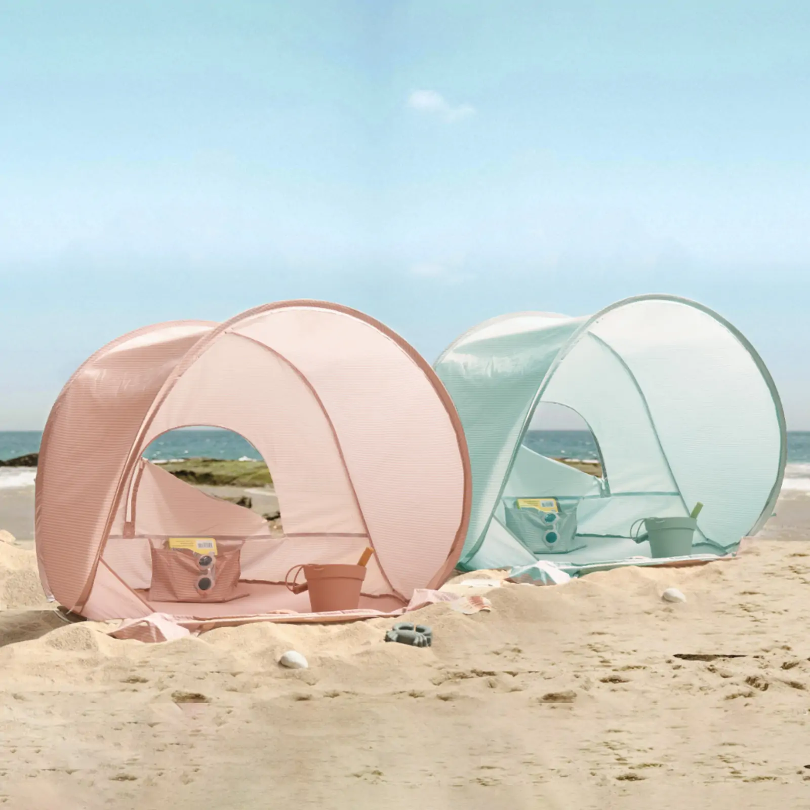 Tiny Land® One-Stop Beach Toy & Tent Set – Sea Blue - Image 16