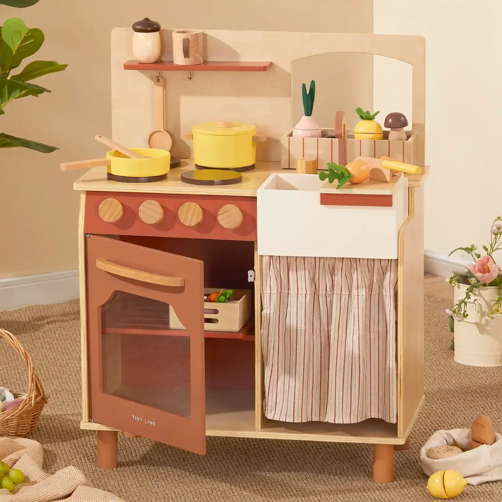 Tiny Land® Cubby Kitchenette - Natural - Image 4