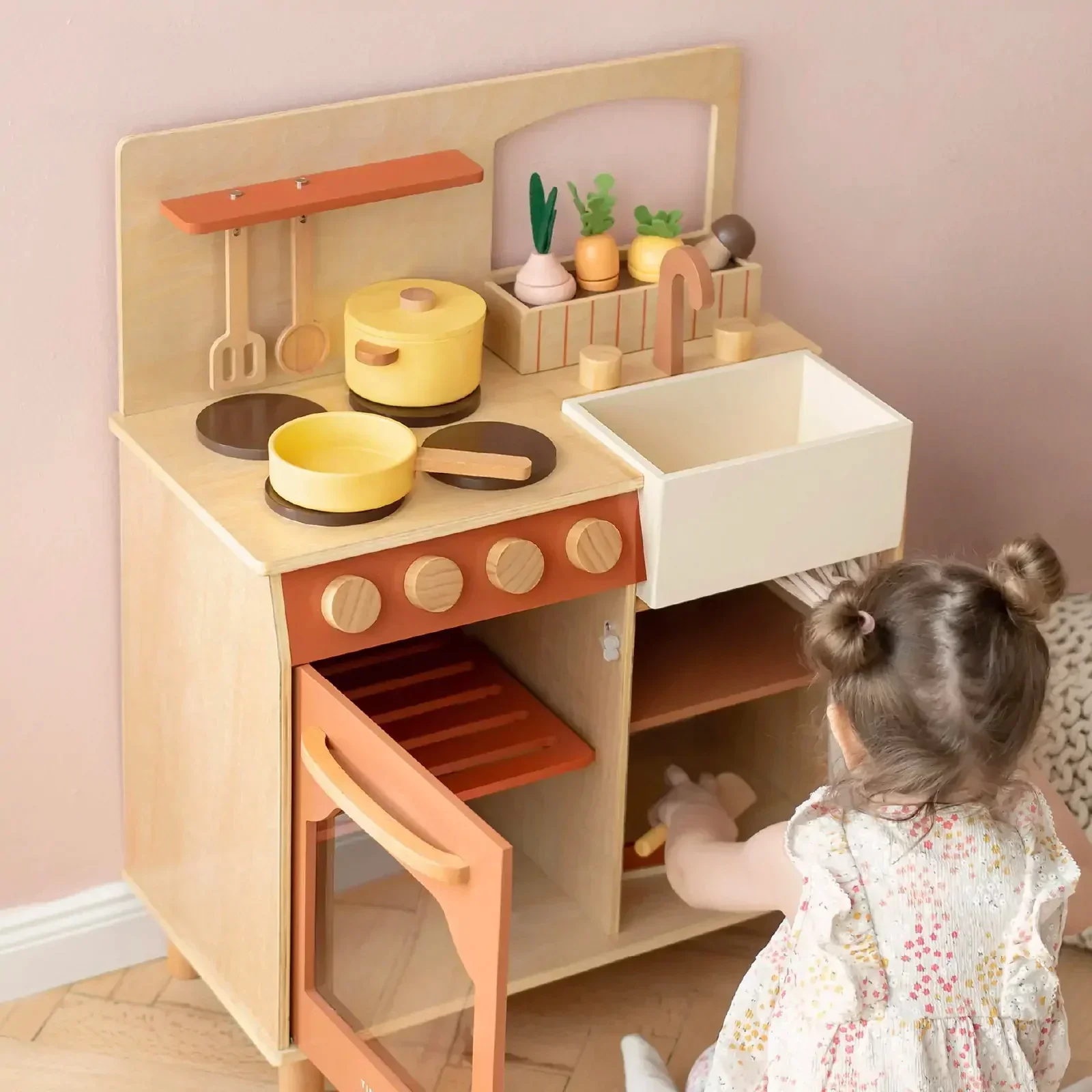 Tiny Land® Cubby Kitchenette - Natural - Image 6