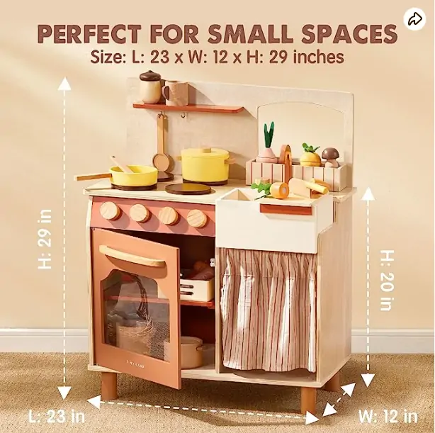 Tiny Land® Cubby Kitchenette - Natural - Image 7