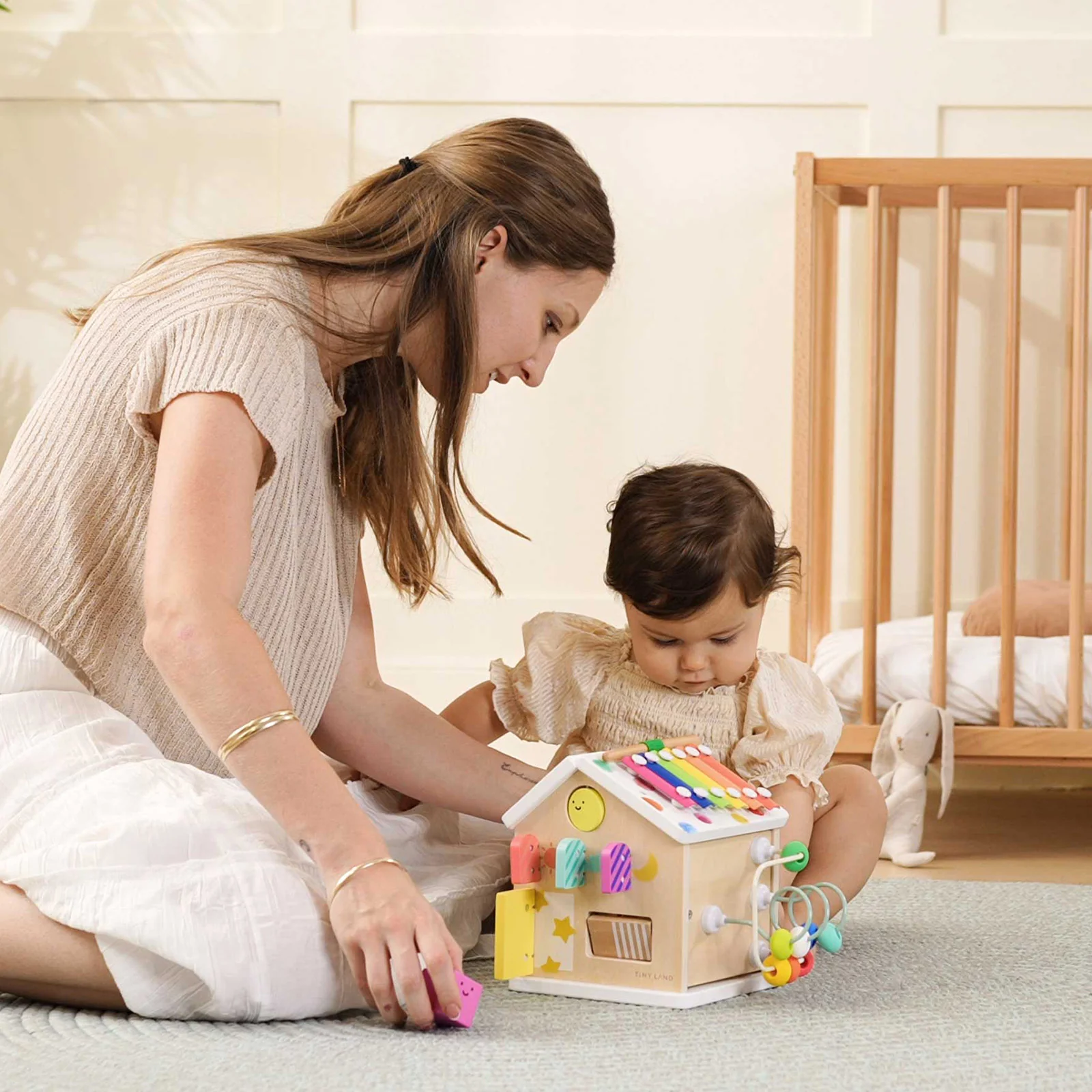 Tiny Land® Cottage Activity Cube - Rainbow - Image 4