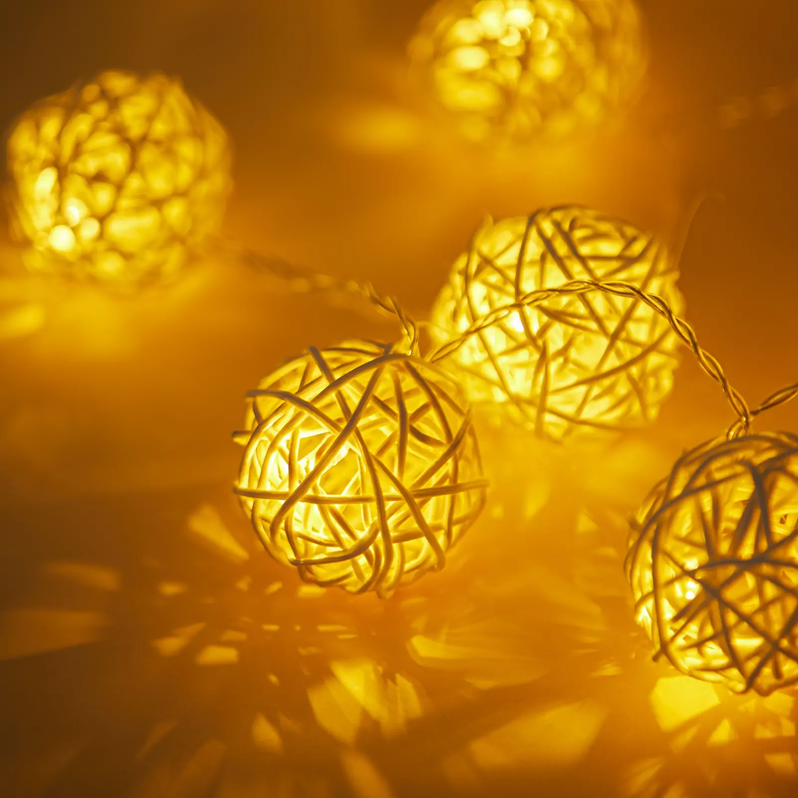 Tiny Land® Rattan string lights - Image 3
