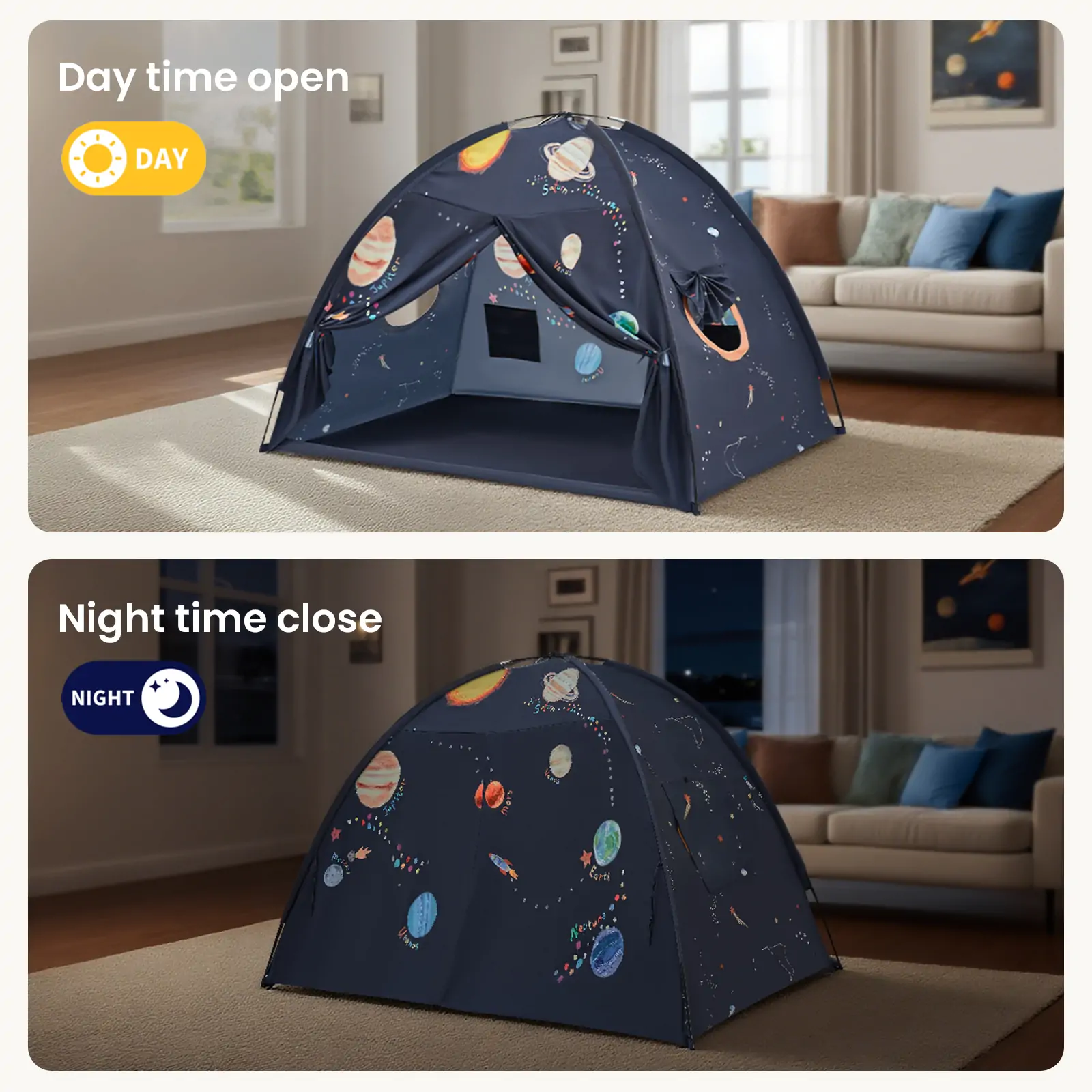 Tiny Land® SpaceNest Bed Tent - Image 5