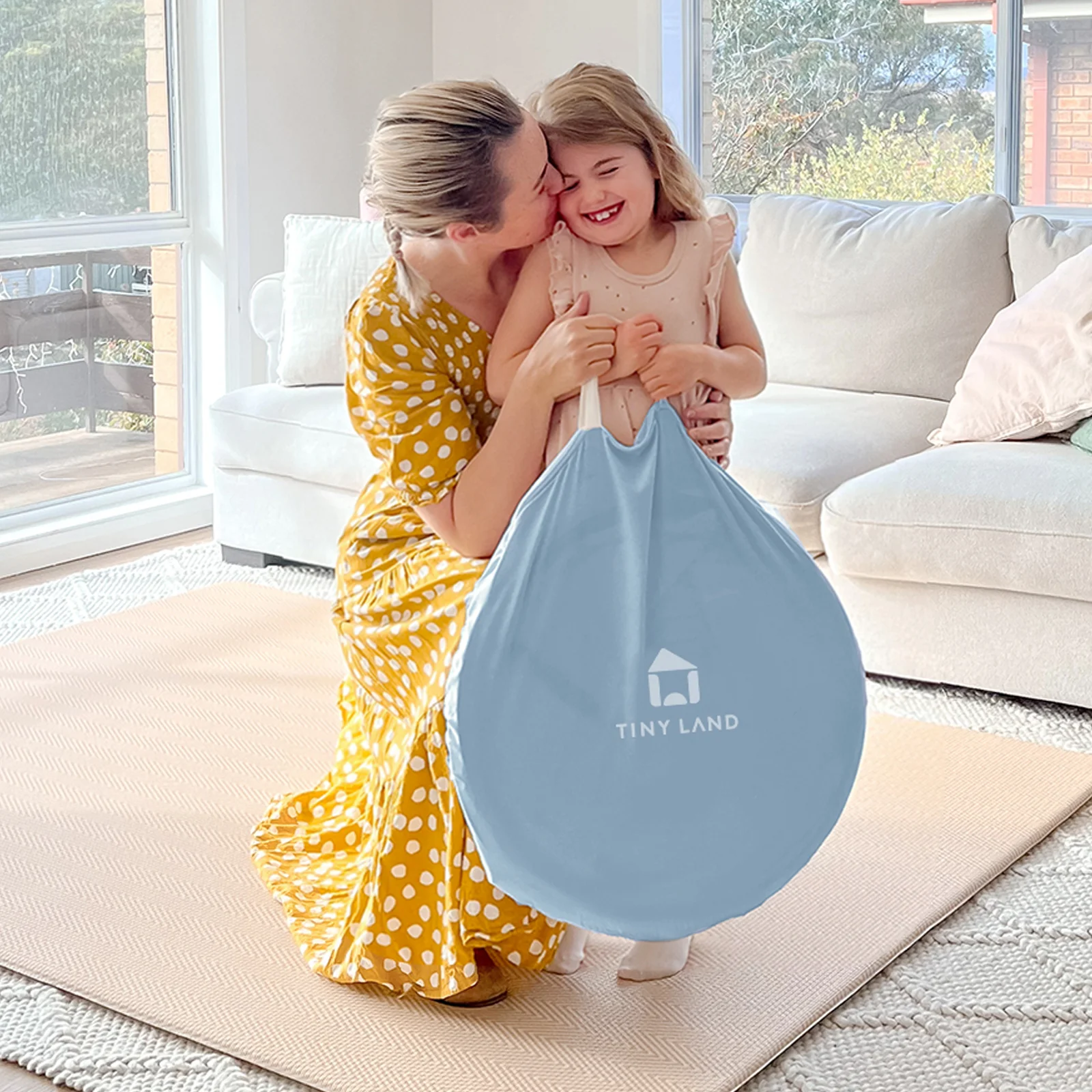 Tiny Land® Kids Tent – Starry Blue Indoor Tent for Toddlers - Image 9