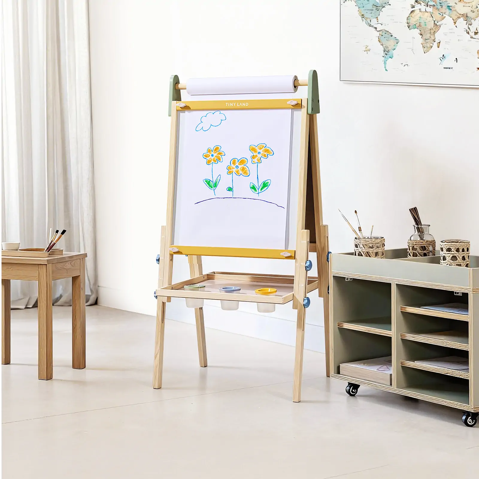 Tiny Land® 3-in-1 Art Easel for Kids - Morandi - Image 7