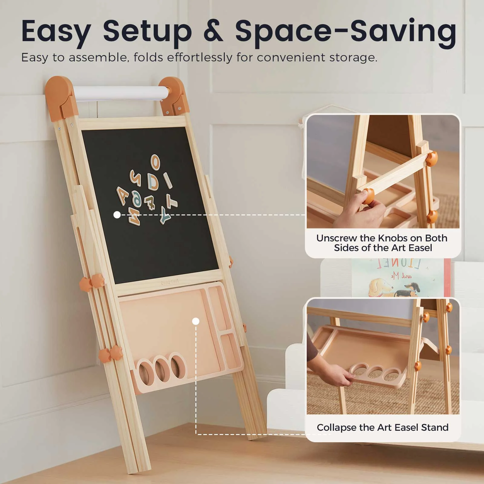 Tiny Land® Magnitales Easel for Kids - Image 6