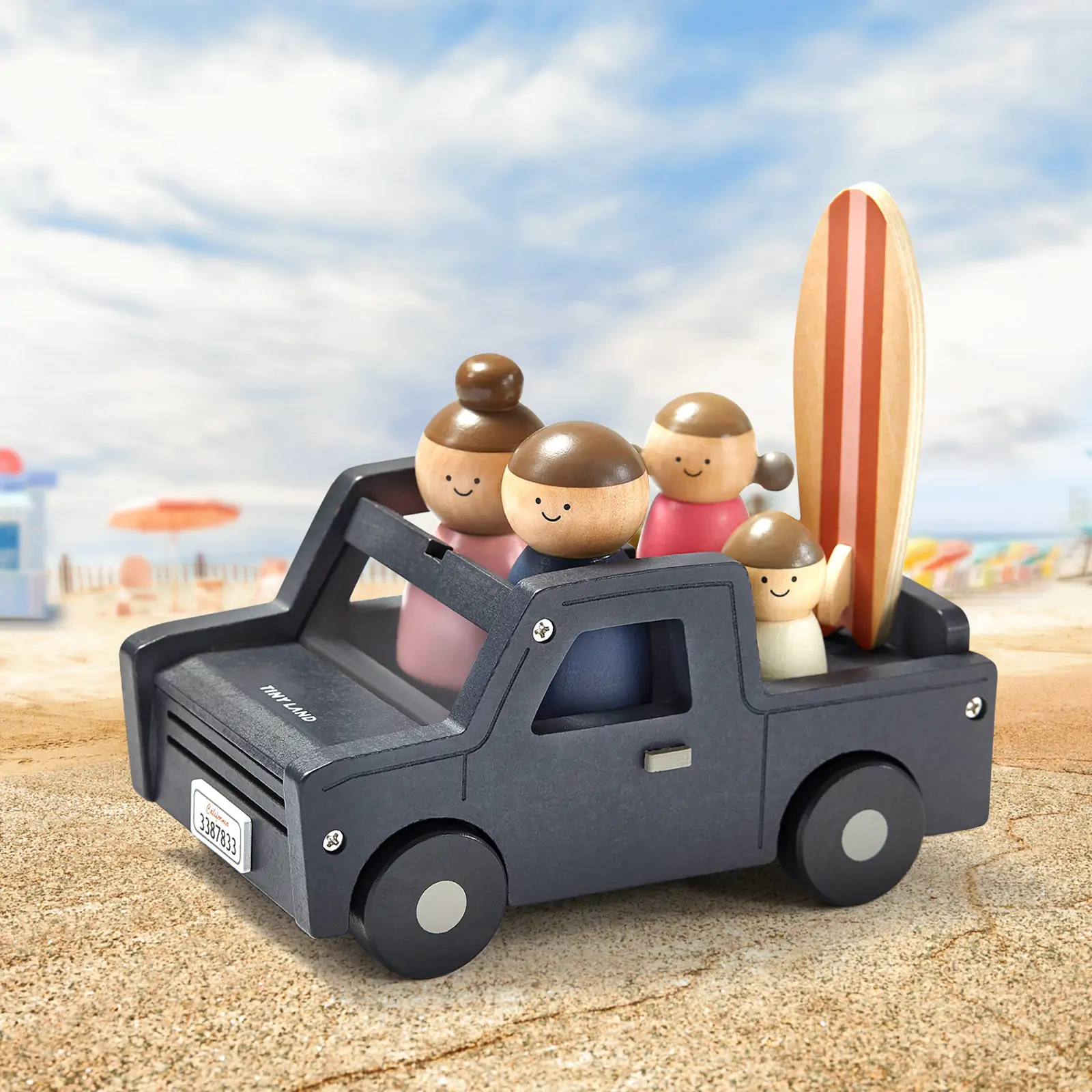 Tiny Land® Wooden Dollhouse - Garage - Image 6