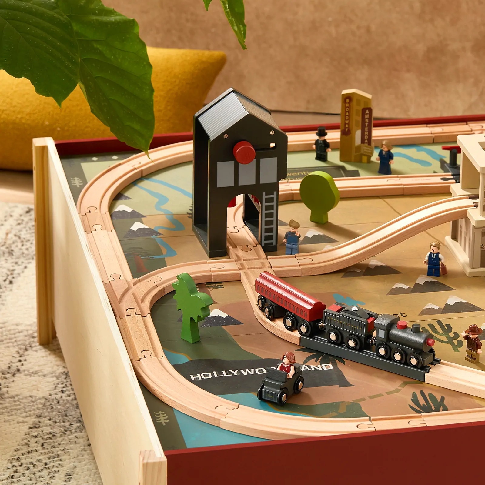 Tiny Land® 1920 Railway Adventure Train Table - Image 12