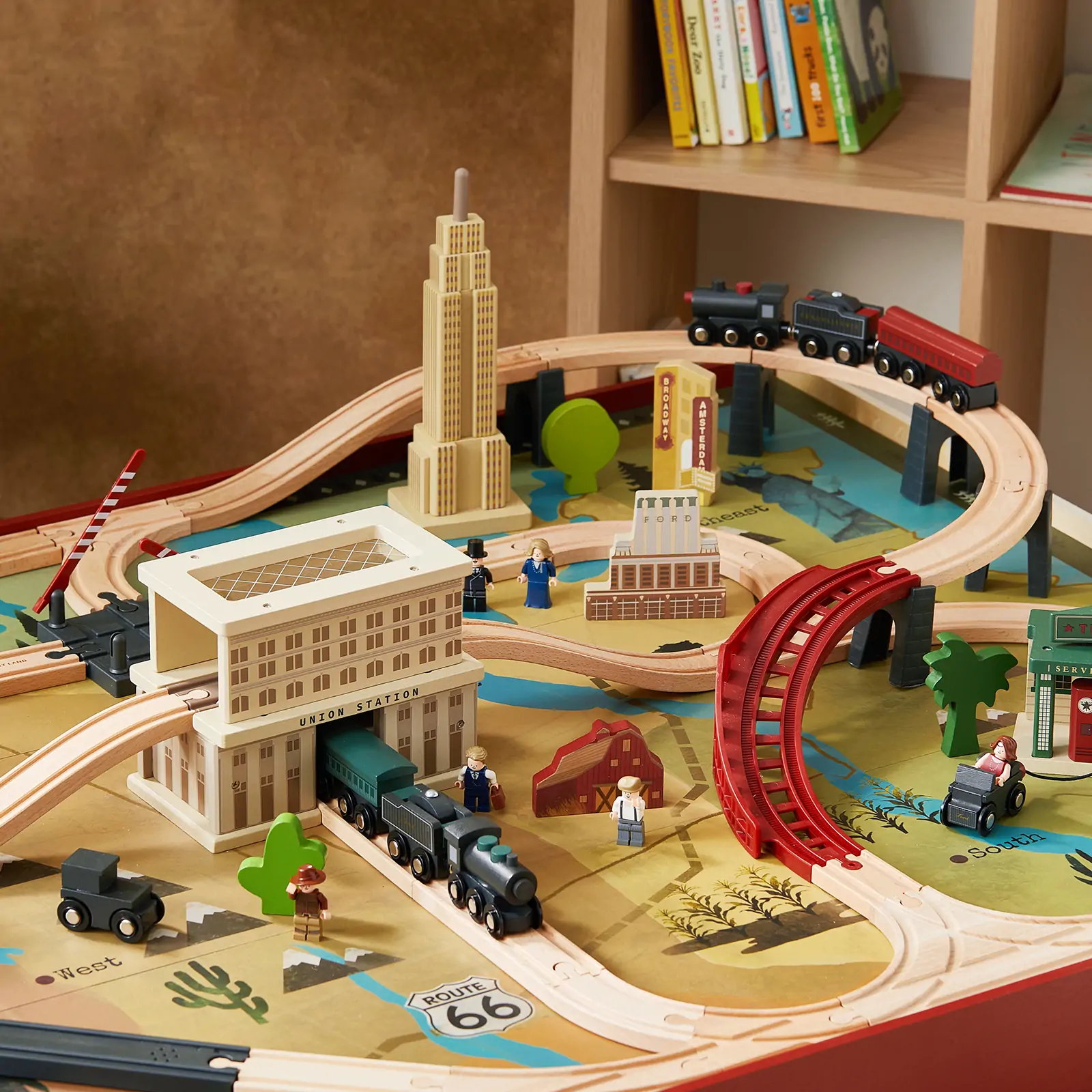 Tiny Land® 1920 Railway Adventure Train Table - Image 16