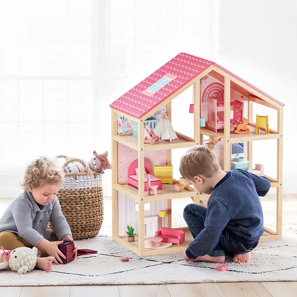 Tiny Land® Sweetwood Love Dollhouse without Dolls - Image 3